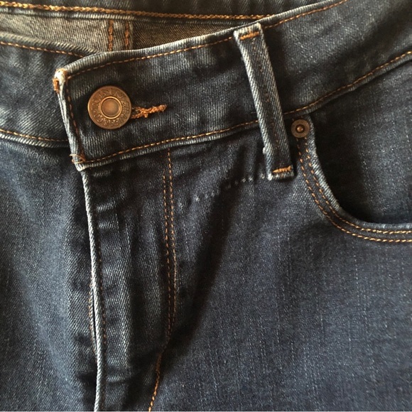 Levi’s mid rise skinny dark wash jeans size 12 - Picture 3 of 7